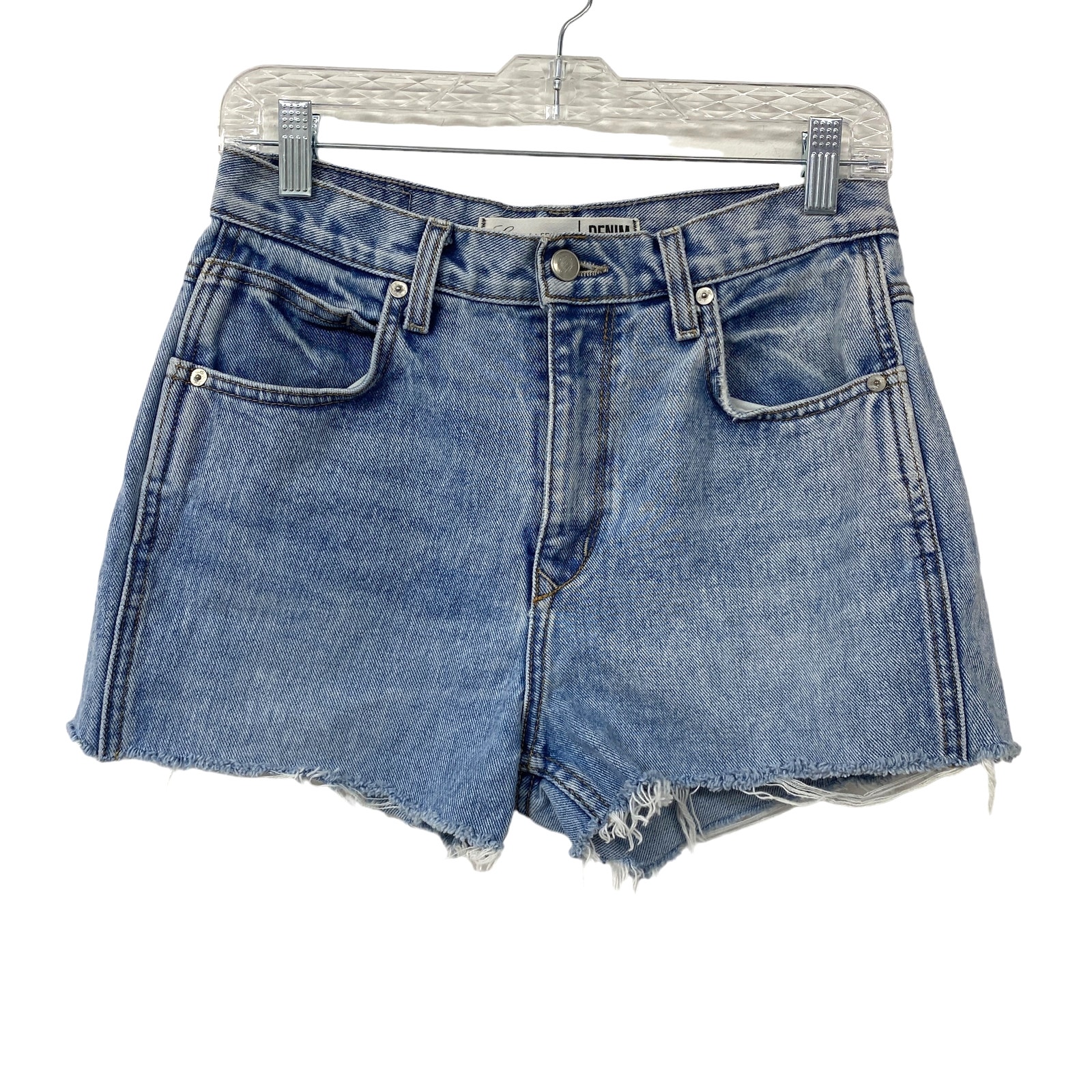 Lovers + Friends Womens Size 27 Light Blue Denim Shorts