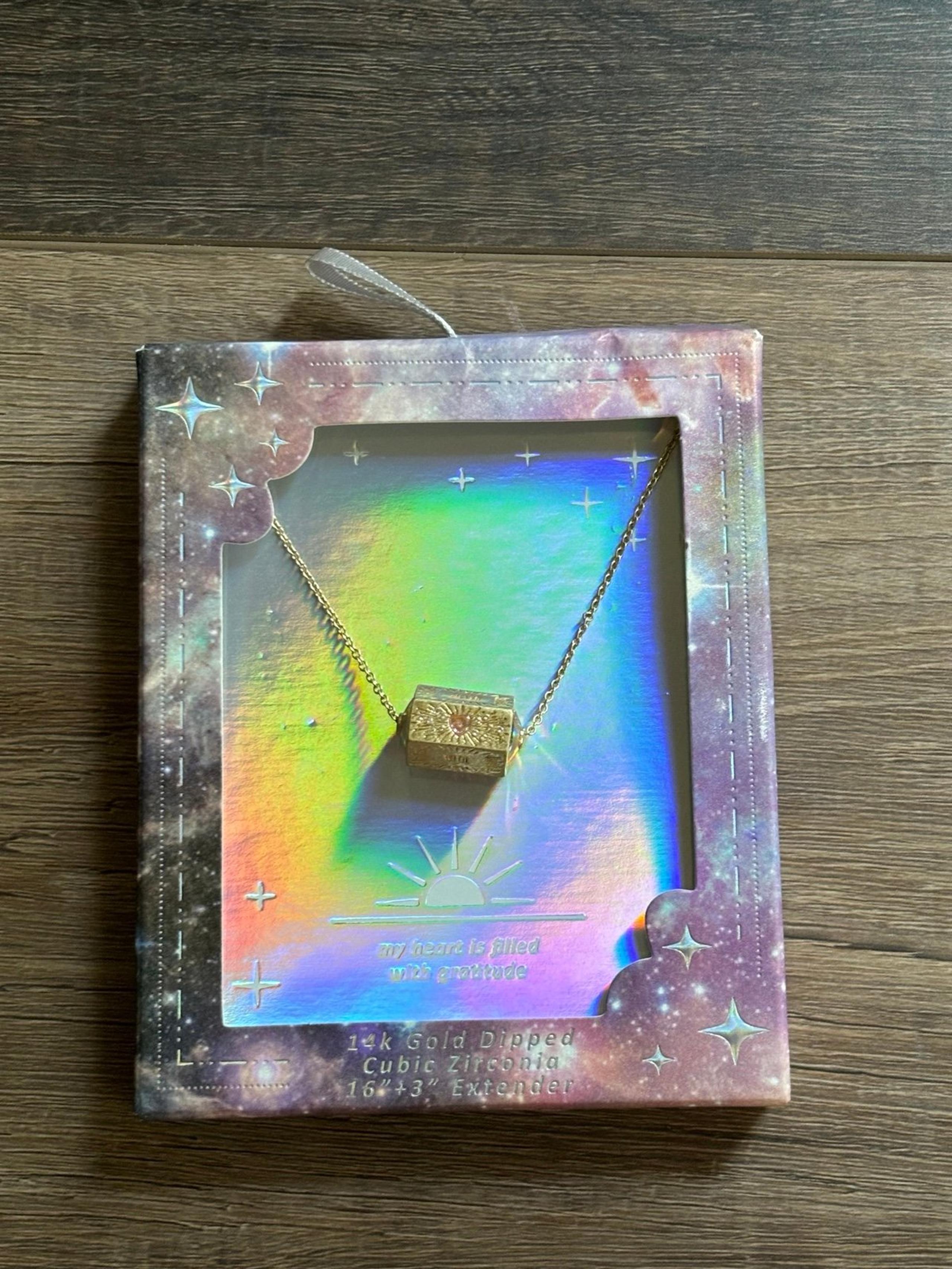 New gold necklace