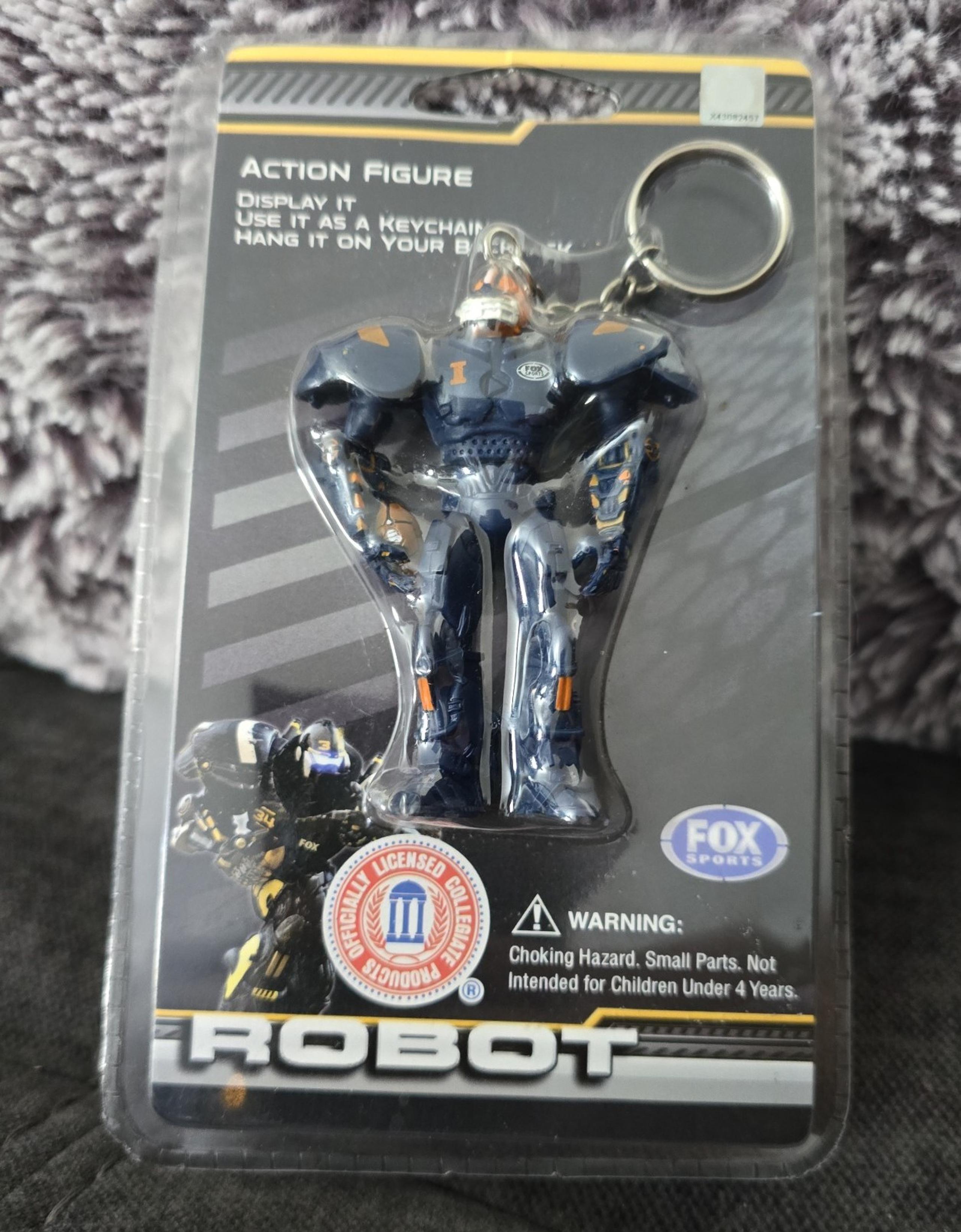 Fox sports robot key chain