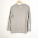 ADIDAS Side Zip Ribbed Sweatshirt Gray