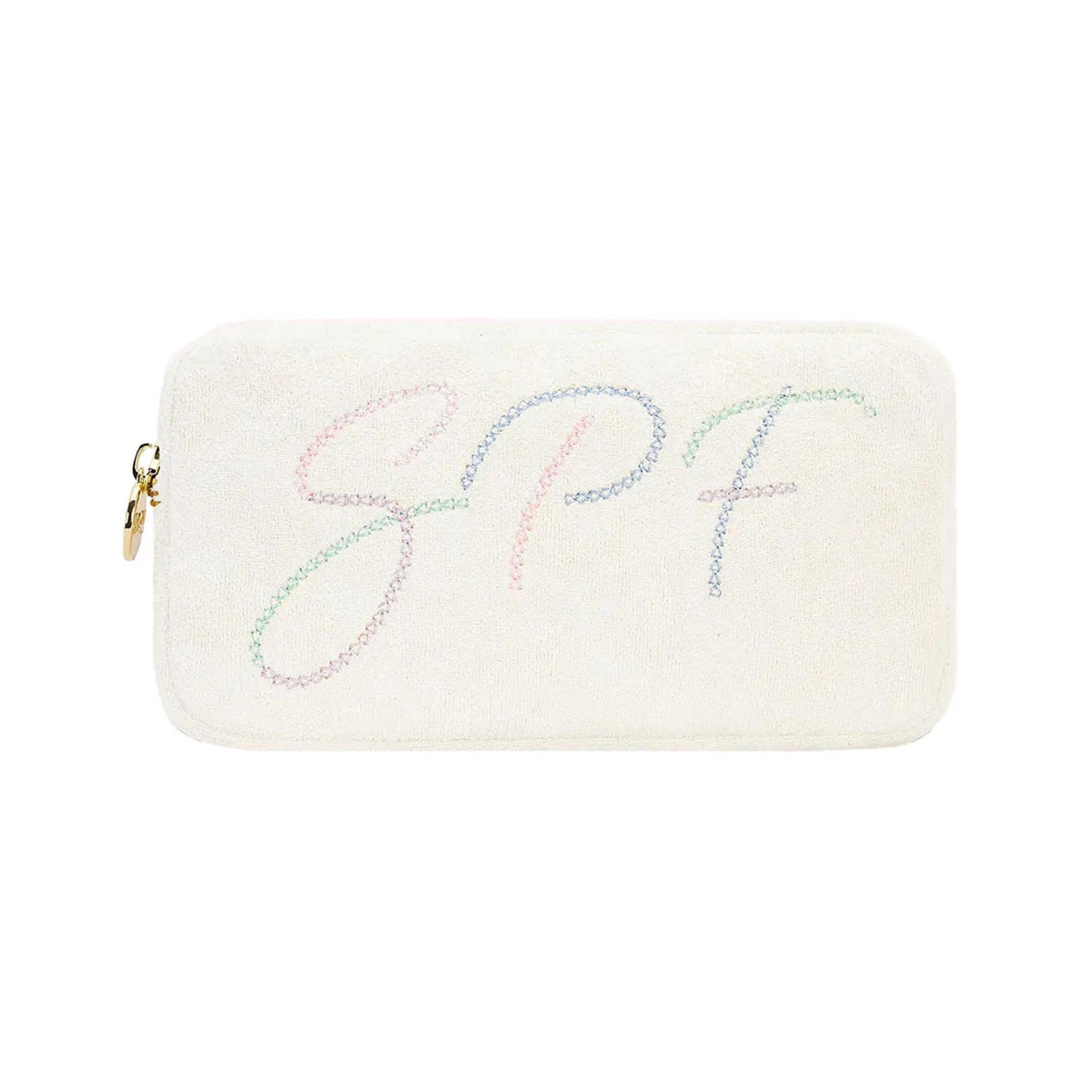 Stoney Clover Lane SPF Seashell Terry Small Pouch