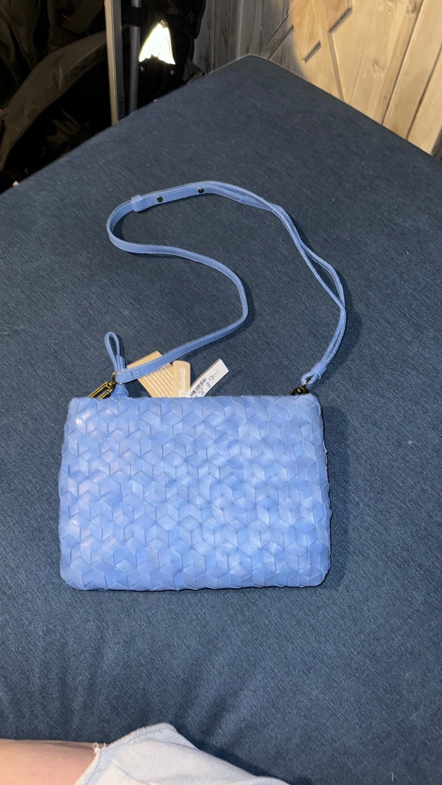Nwt Madewell puff woven crossbody