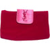 Yves Saint Laurent YSL Pink Velour Cosmetic Make Up Bag