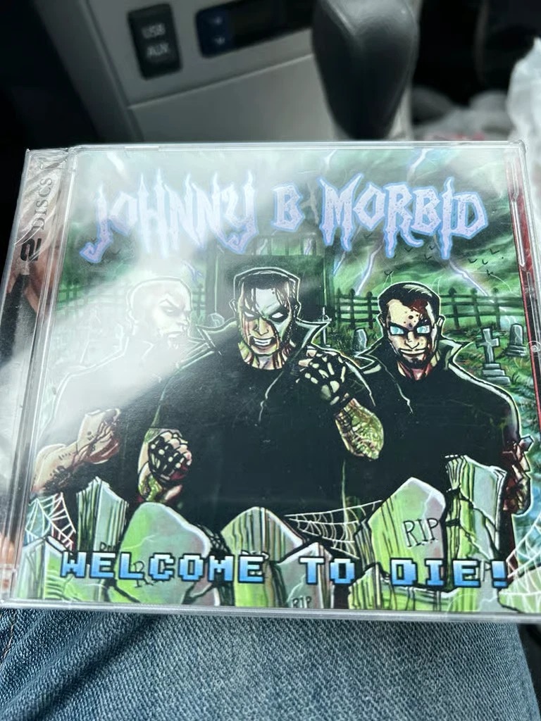 Johnny B Morbid Welcome to Die Very Rare Double Cd Sealed
