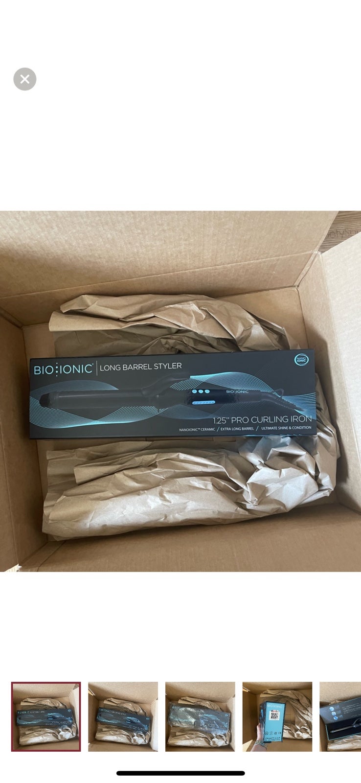 Bio Ionic 1.25 curling iron