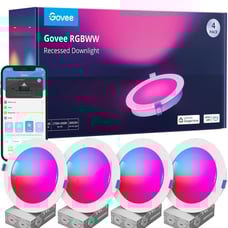 Bundle Deal! 2 Sets of 4 Govee Smart Recessed Lighting 6 Inch