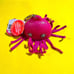 VHTF Bath & Body Works PINK OCTOPUS Hand Sanitizer Gel Pocketbac Keychain Holder