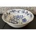 Vintage Blue Danube Onion Large Salad Serving Vegetable Bowl 10 Inch