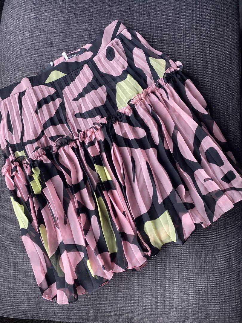 max&co. Pleated Skirt Pink