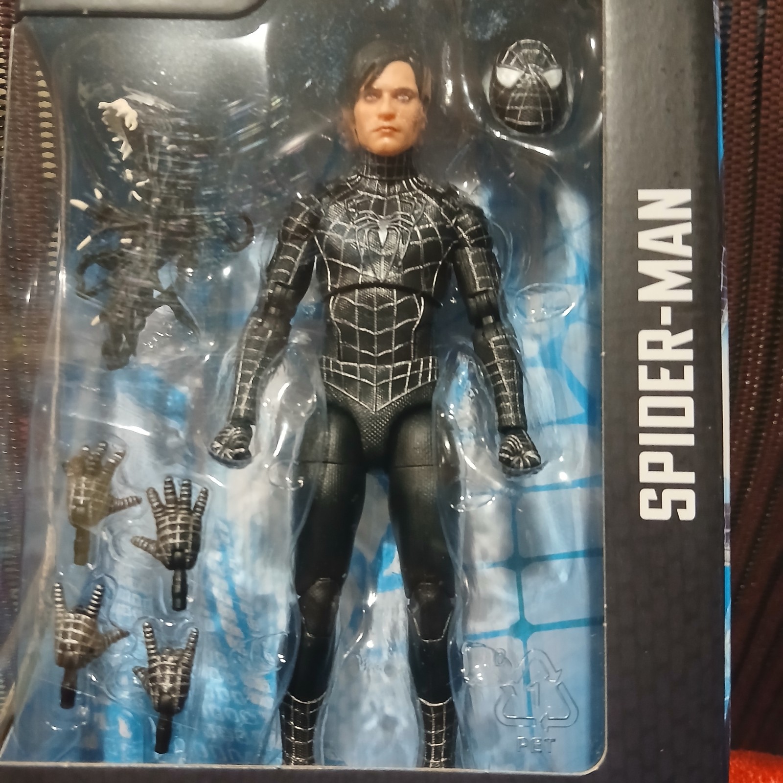 Marvel Legends Bully Mcguire black suit Spider-Man friendly Tobey