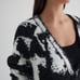 Express Women’s Printed Fuzzy Knit Button Front Tunic Cardigan Sweater - Size XS