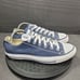 Womens Sz 10 Navy & White Converse Classic Low Top Sneakers