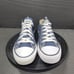 Womens Sz 10 Navy & White Converse Classic Low Top Sneakers