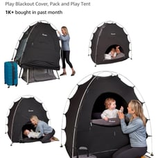 Hiccapop Blackout Tent for crib