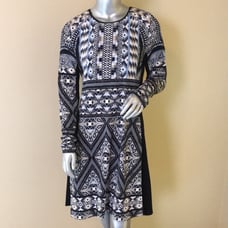 HALE BOB Matte Jersey Long Sleeve Dress medium