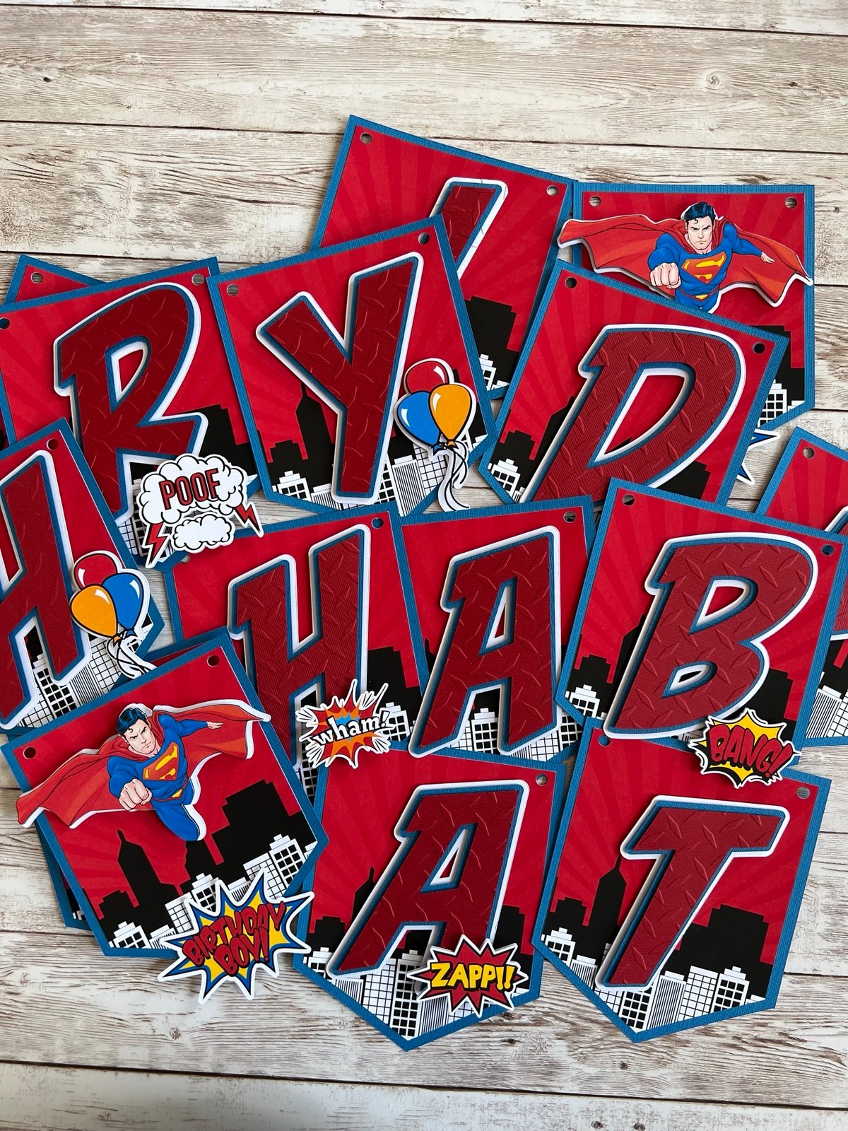 Superman Birthday Banner