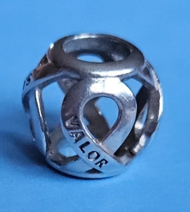 Pandora Military Charm, Honor, Valor, Service Charm AUTHENTIC RARE