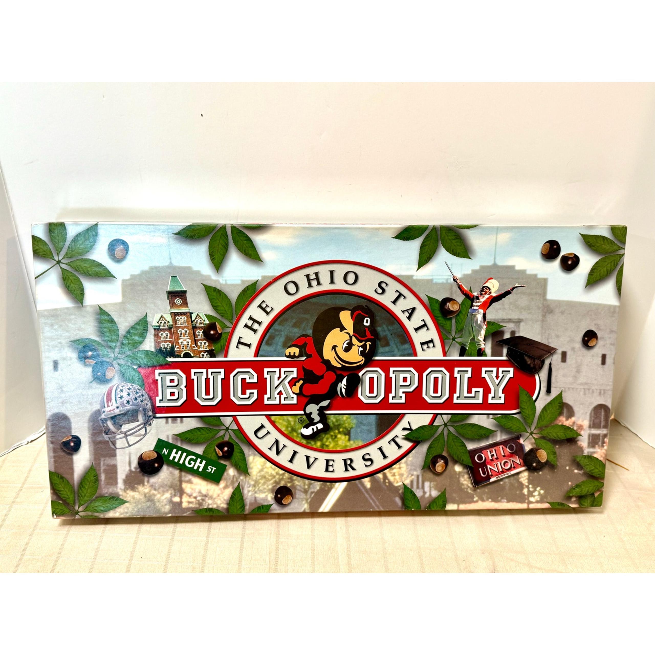 Buckopoly Ohio State Buckeyes themed Monopoly game COMPLETE Late for the Sky OSU