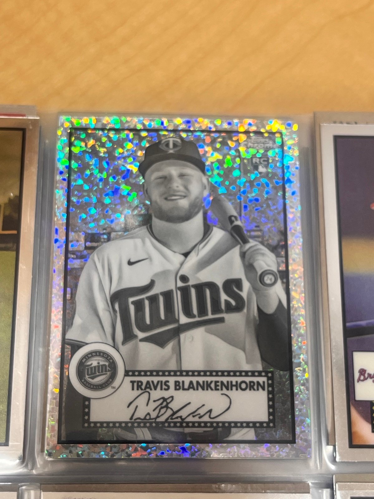 Autographed baseball card lot