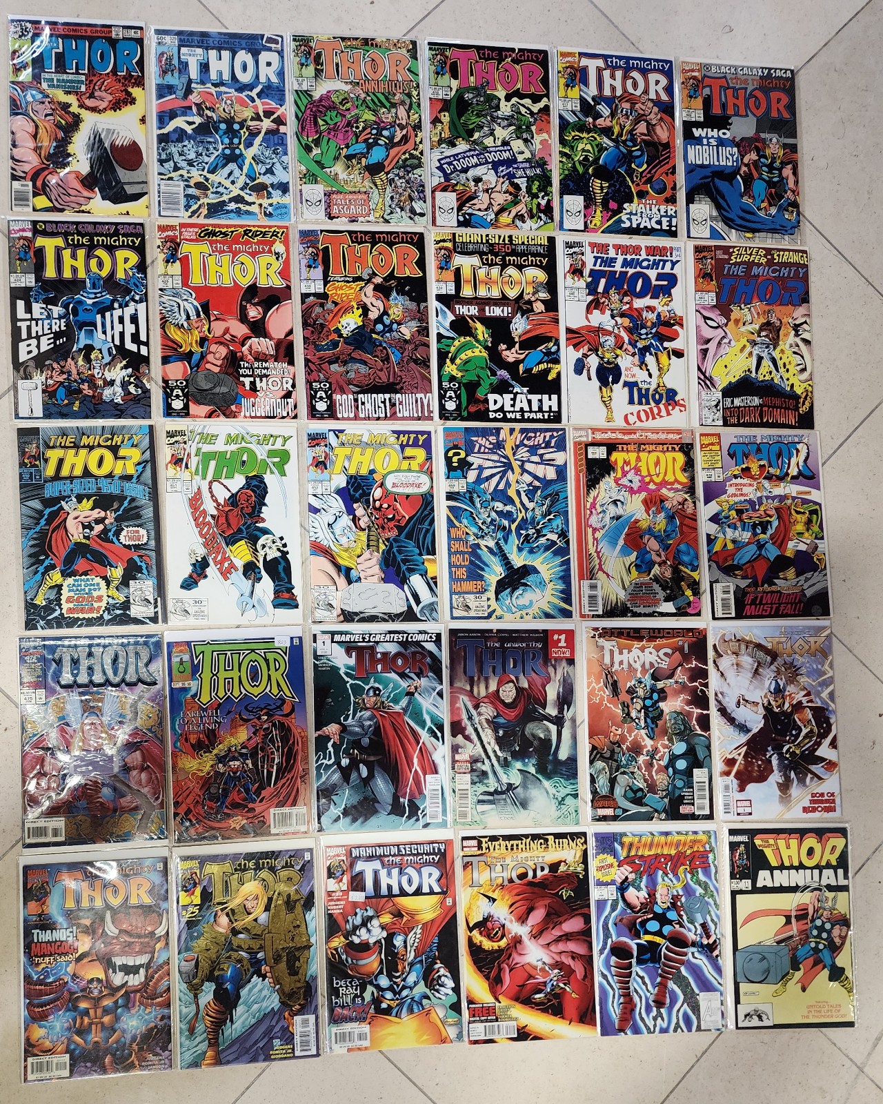 Marvel Avengers Thor Comic Lot of 30 NM