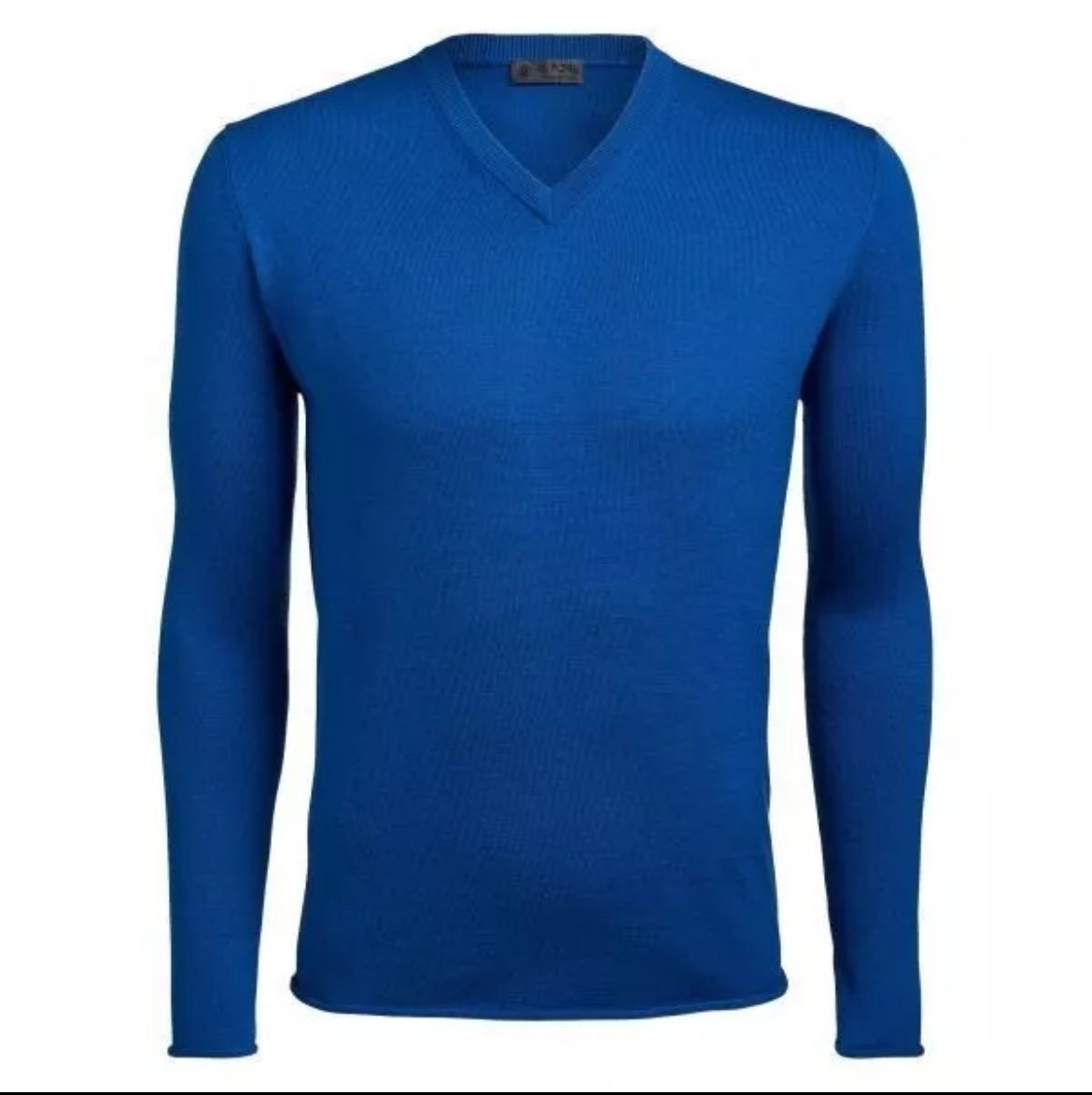 G/FORE wool v-neck sweater never worn medium blue