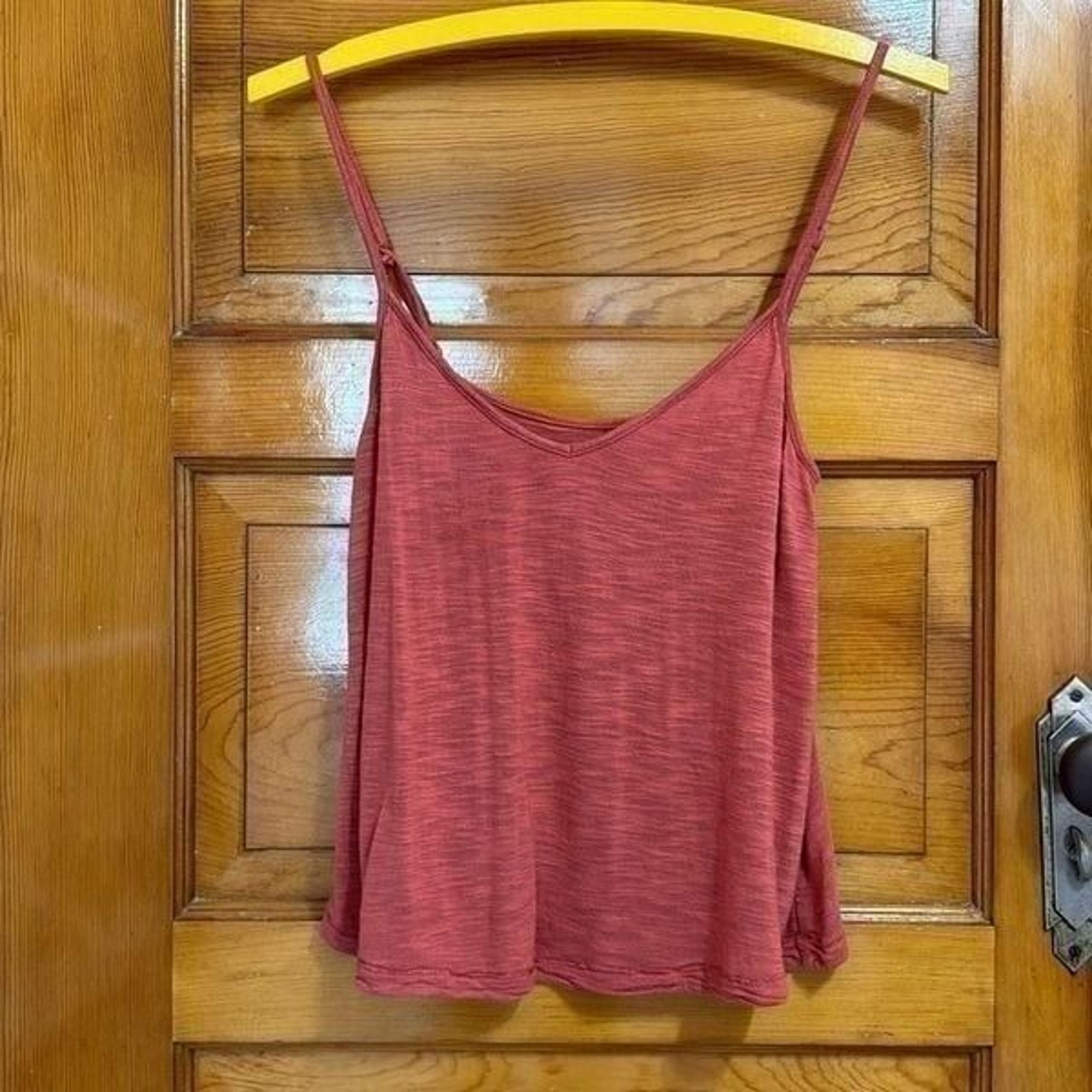 Madewell Rust Red Cropped Cami Tank Top Women’s Extra Small