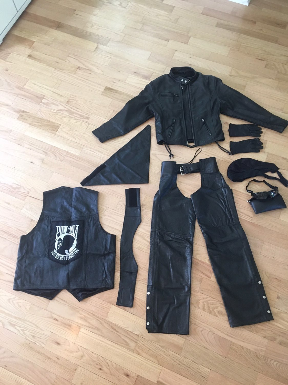 Motorcycle black leathers including Women's Harley Jacket Collectable