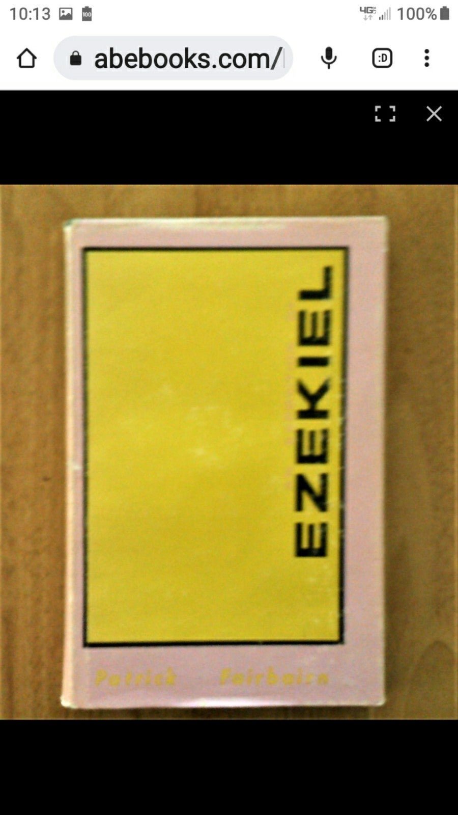 AN EXPOSITION OF EZEKIEL BY PATRICK FAIRBAIRN 1971