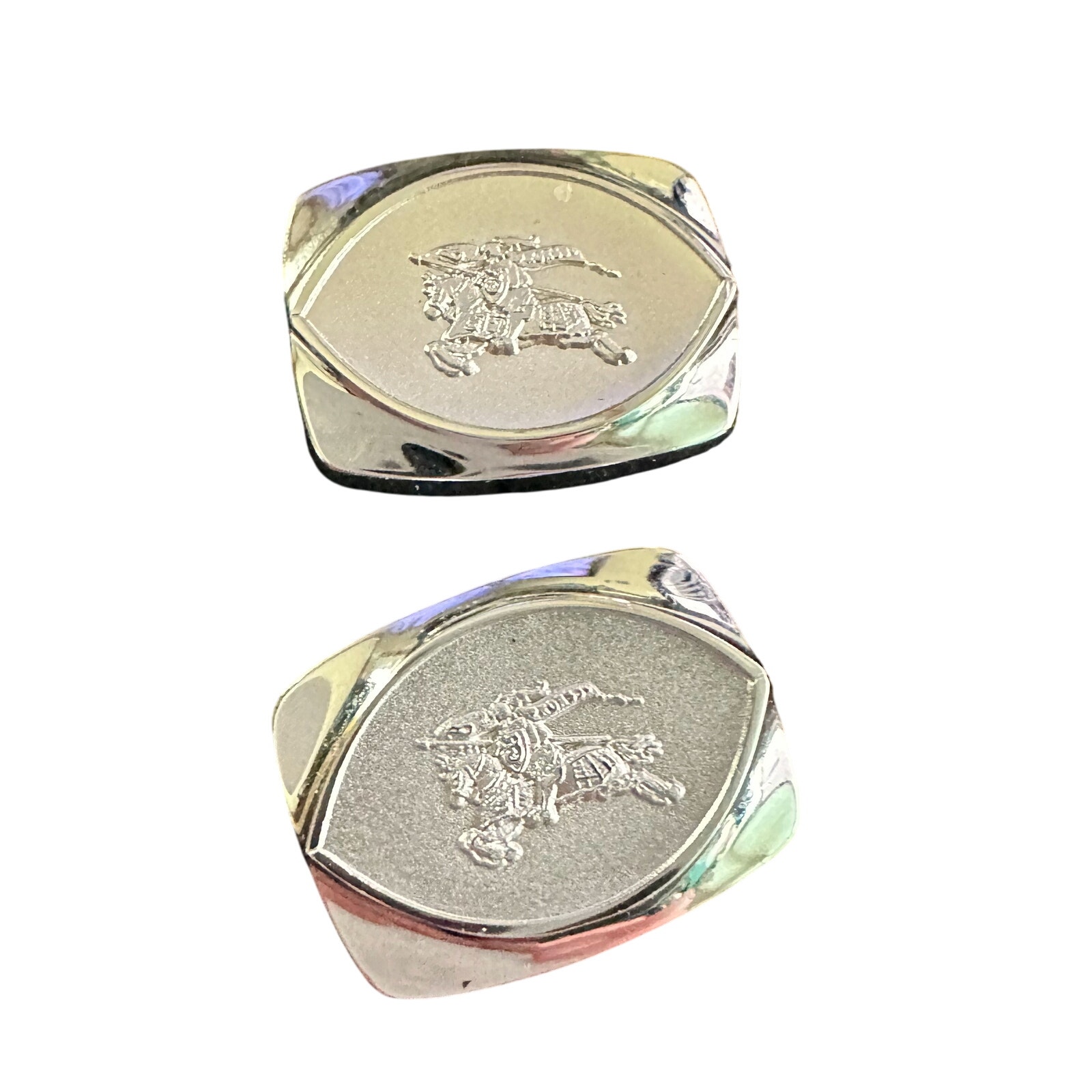 Burberry Equestrian Knight Logo Cufflinks
