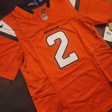 Patrick Surtain II Denver Broncos 2024 Orange Home Jersey #2 Size 3XL