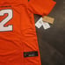 Patrick Surtain II Denver Broncos 2024 Orange Home Jersey #2 Size 3XL