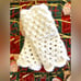 GORGEOUS HANDMADE CROCHETED MAGNOLIA EAR WARMER AND FINGERLESS GLOVES SET
