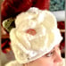 GORGEOUS HANDMADE CROCHETED MAGNOLIA EAR WARMER AND FINGERLESS GLOVES SET