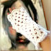 GORGEOUS HANDMADE CROCHETED MAGNOLIA EAR WARMER AND FINGERLESS GLOVES SET