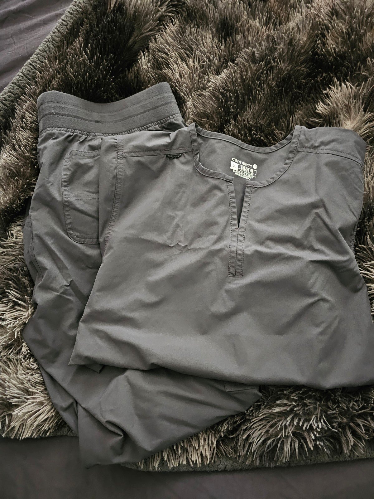 New Carhartt Modern Fit Scrub Set XL