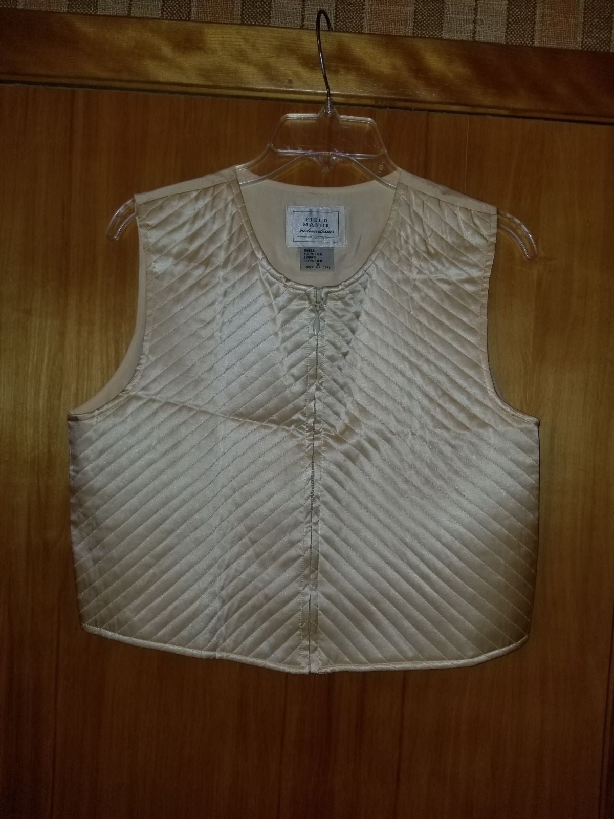 Field Manor vintage shiny vest