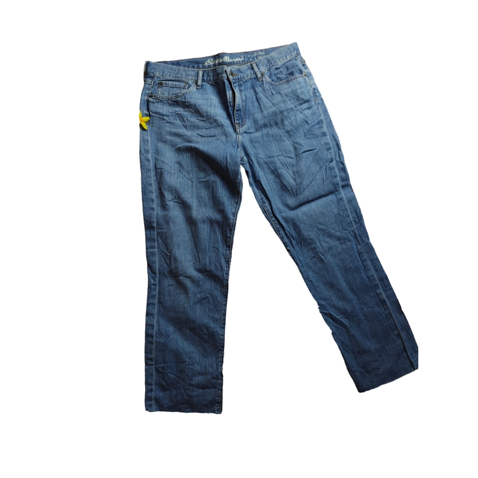 Eddie Bauer Boyfriend Slim Cut Medium Wash Jeans Women Size 10