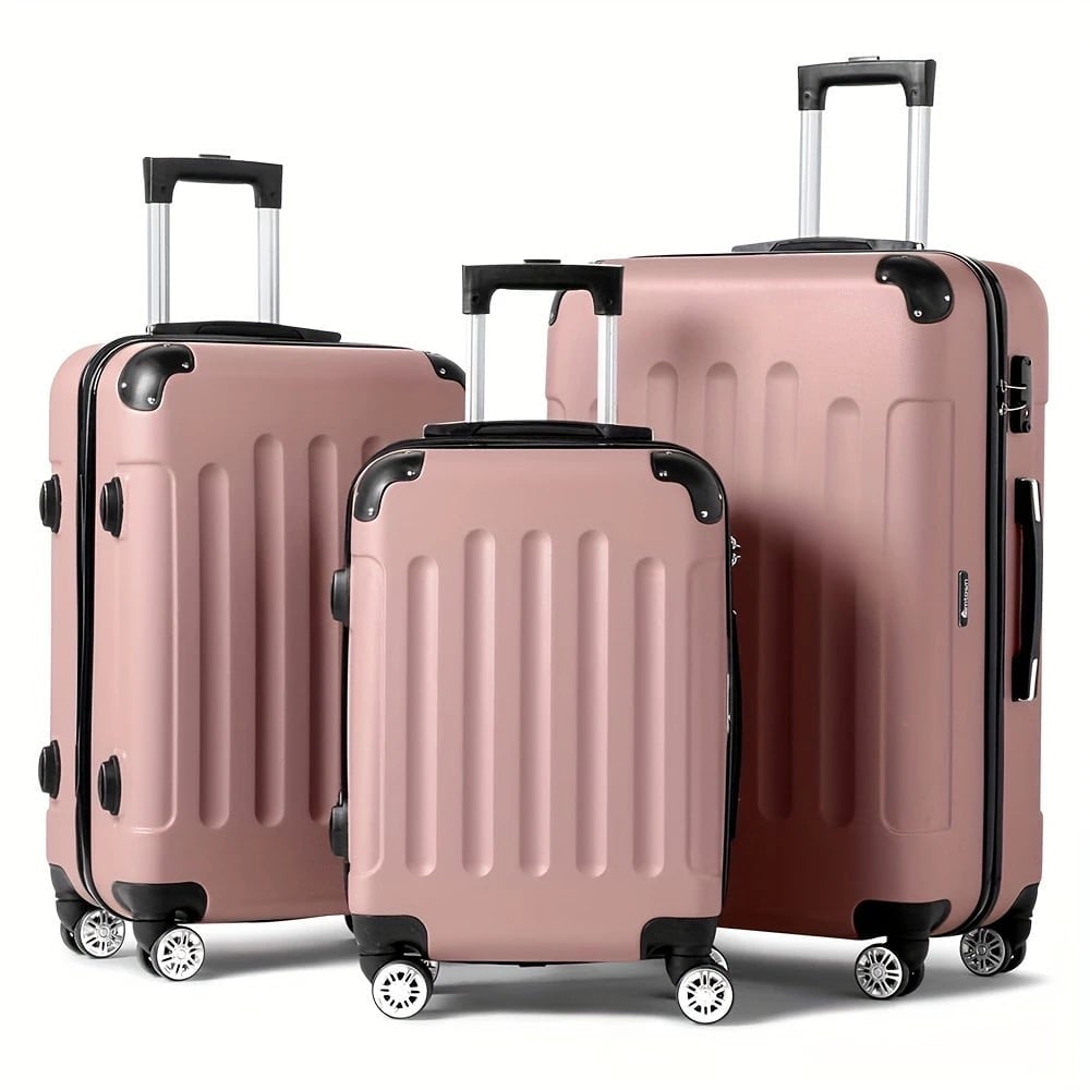 3pcs Luggage with Corner Protectors