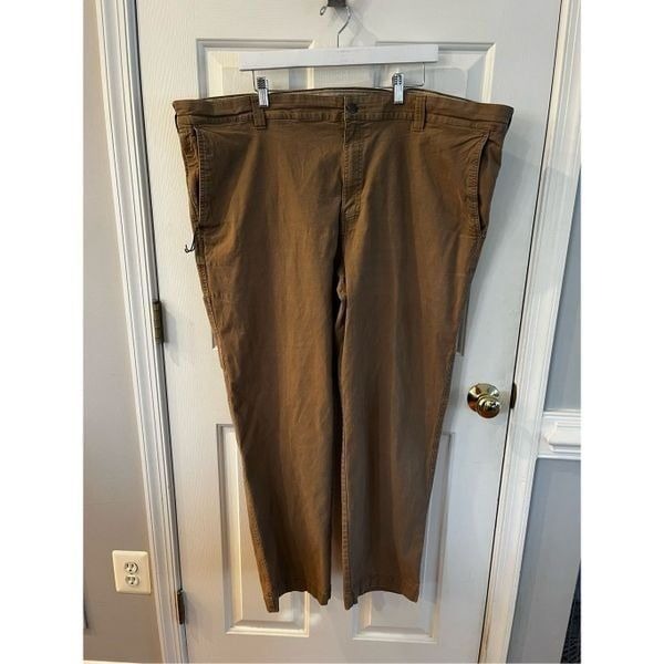 Columbia Men’s Twill Tan Cargo Hiking Pants sz 48X32