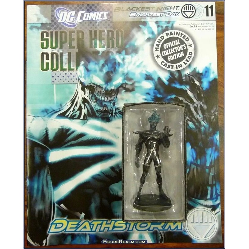 Eaglemoss 1:16 DC Comics Super Hero Fig w/Book: Deathstorm #11 (Blackest Night)