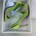 Schutz Alissa Heel in Lime Green