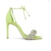Schutz Alissa Heel in Lime Green