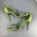 Schutz Alissa Heel in Lime Green