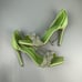 Schutz Alissa Heel in Lime Green