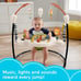 Fisher-Price Baby Bouncer Palm Paradise Jumperoo Activity Center with Music