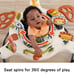 Fisher-Price Baby Bouncer Palm Paradise Jumperoo Activity Center with Music
