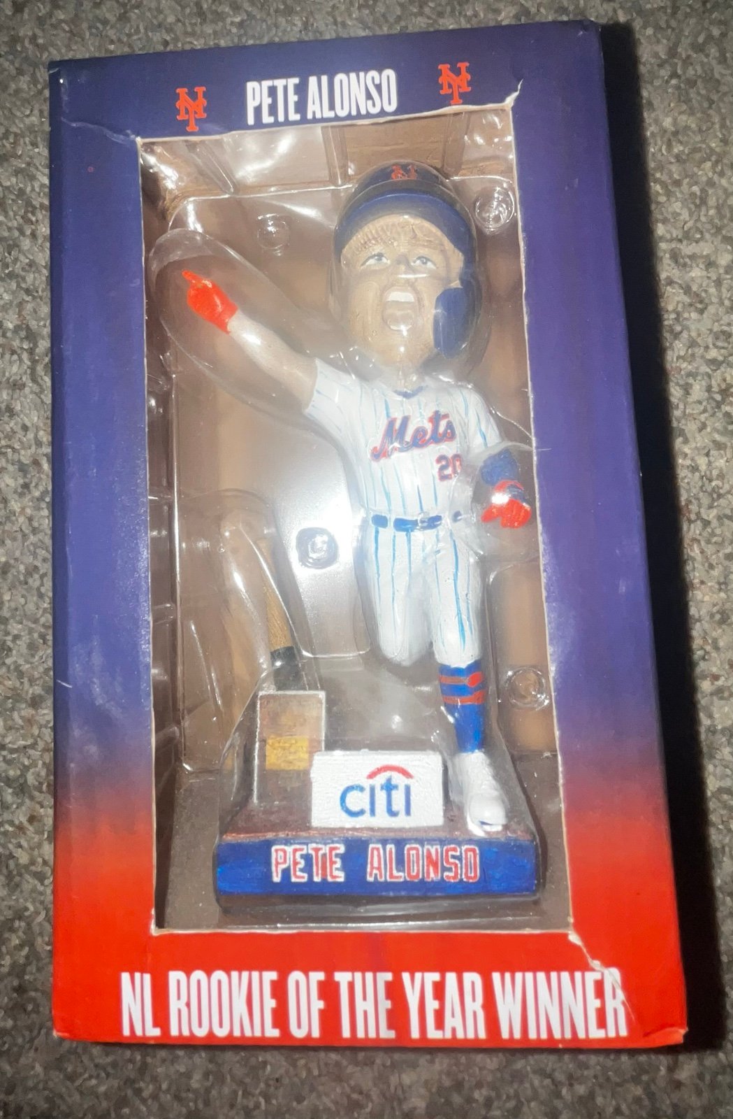 Pete Alonso NL Rookie of the Year Bobblehead | Mets SGA