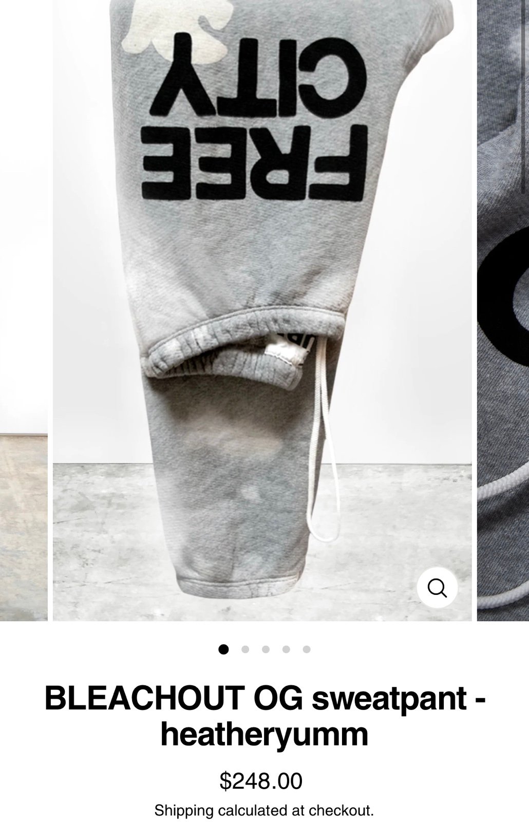 BLEACHOUT OG sweatpant - heatheryumm