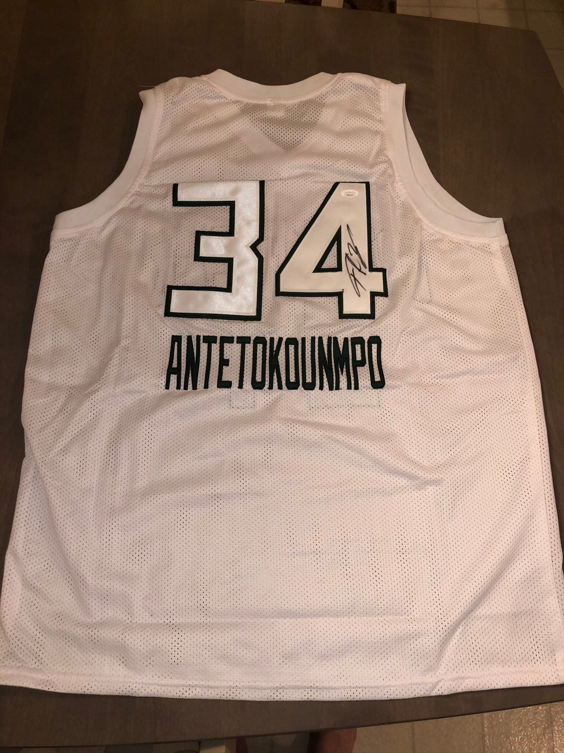 Giannis Antetokounmpo Autographed Jersey