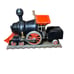 Collectible Cast Iron Metal Train Made By Miley's Inc.1981 Decanter Empty Rare